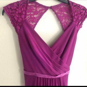 Bridesmaid Formal Raspberry Burgundy Plum Magenta